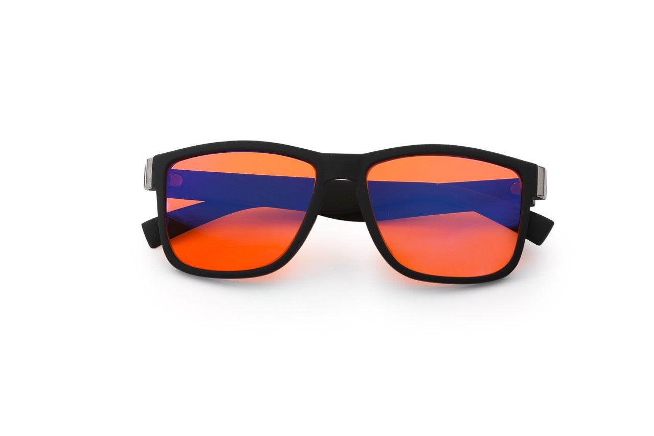 Blue light blocking glasses night time, sleep, red, orange, biohacking, India