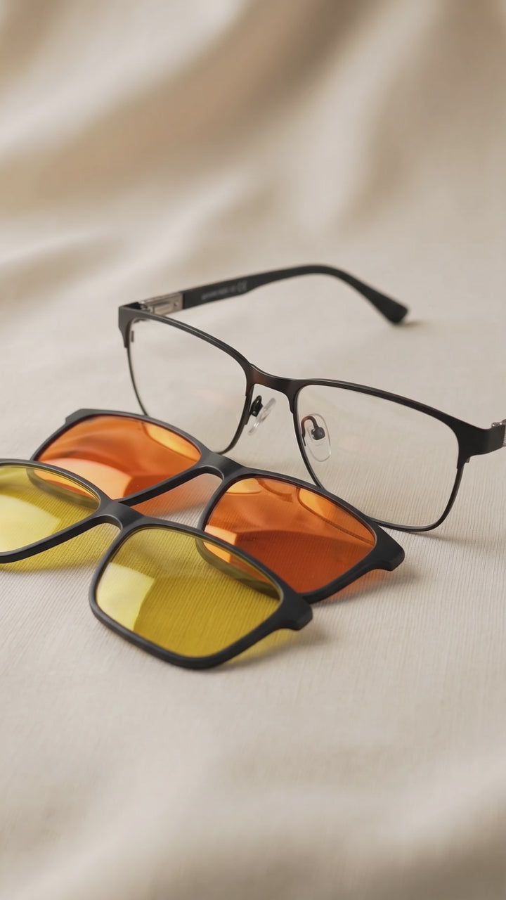 Load video: Homosapiyen Day &amp; Night Pro Glasses